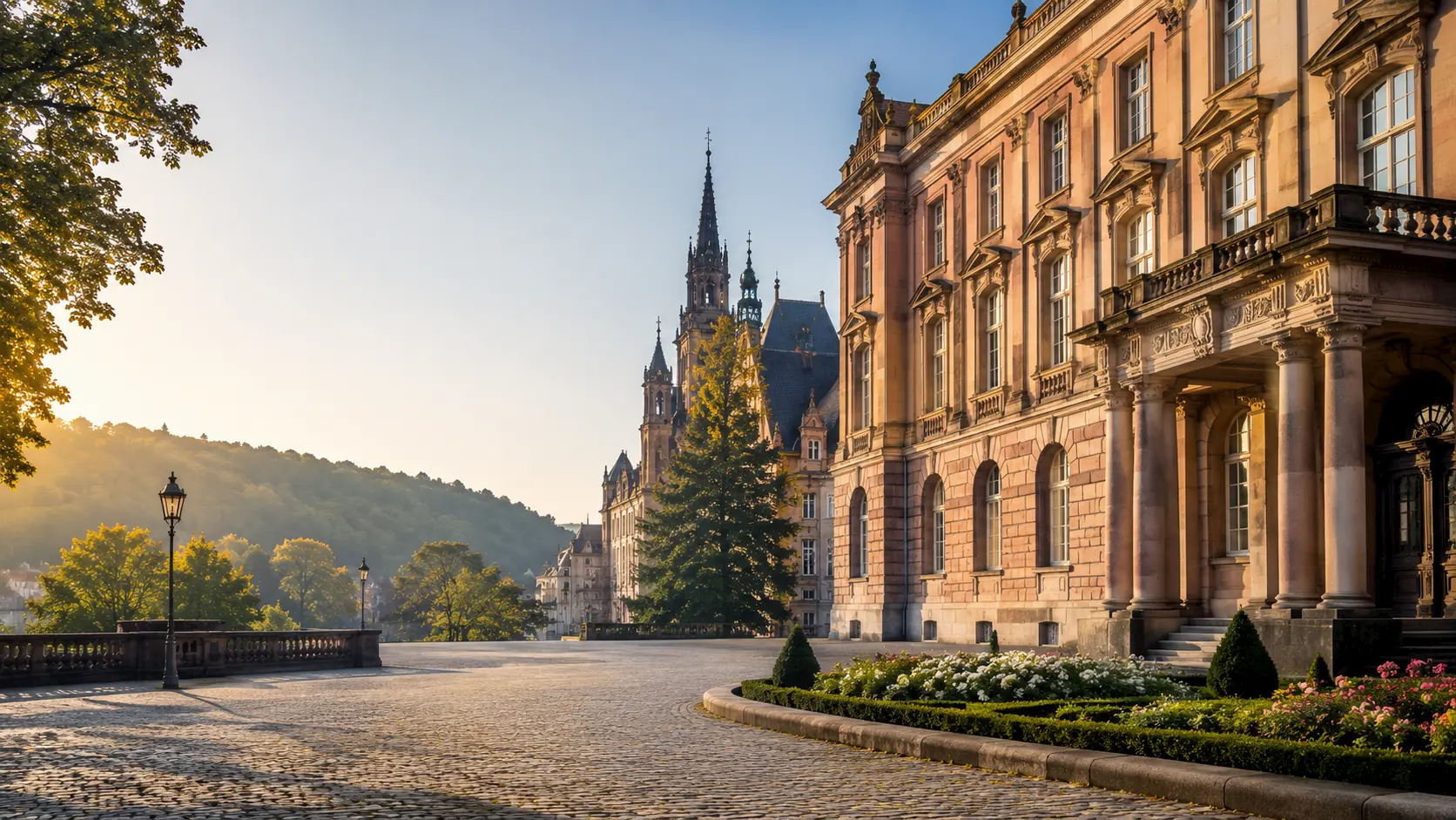 Historic campus architecture representing Heidelberg University