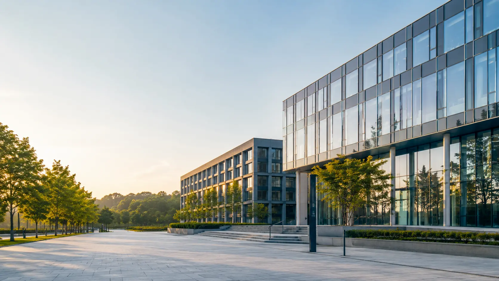 Modern technical campus representing Technical University of Munich